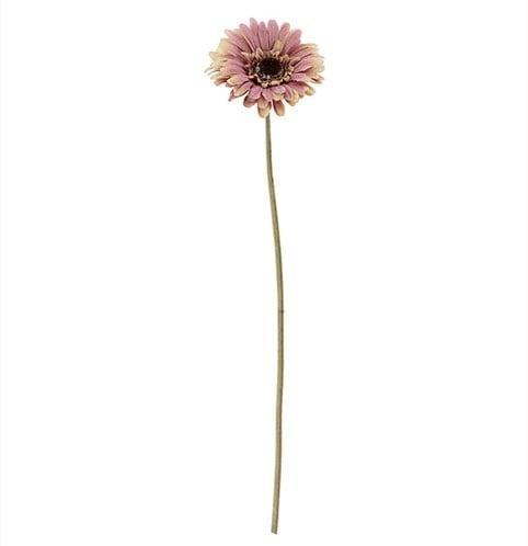 Gerbera 53 cm OudRoze Zijden bloemen / st, Huis en Inrichting, Woonaccessoires | Kunstplanten en Kunstbloemen, Nieuw