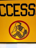 Verkeersbord - Verkeersbord - Metaal, Antiek en Kunst