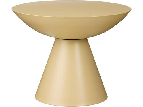 Mica Decorations Celise Bijzettafel - H44 x Ø59 cm - Metaal, Huis en Inrichting, Woonaccessoires | Overige, Nieuw, Verzenden