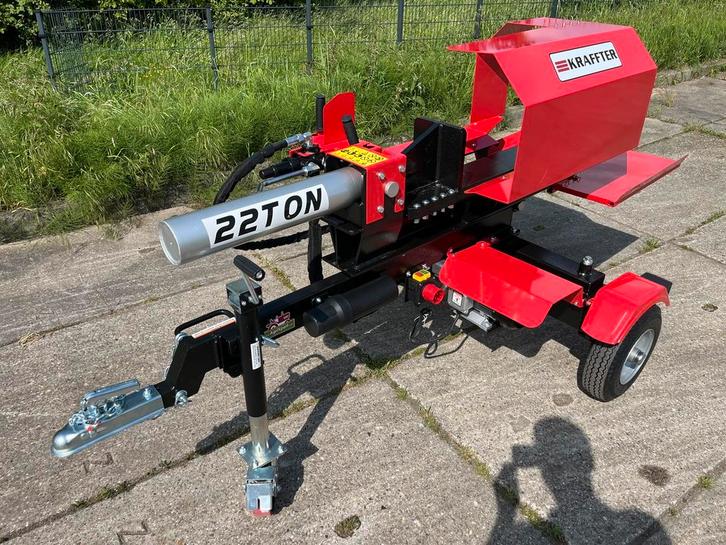 Kraffter 22ton houtklover Elektrisch 400V horizontaal, Zakelijke goederen, Landbouw | Werktuigen