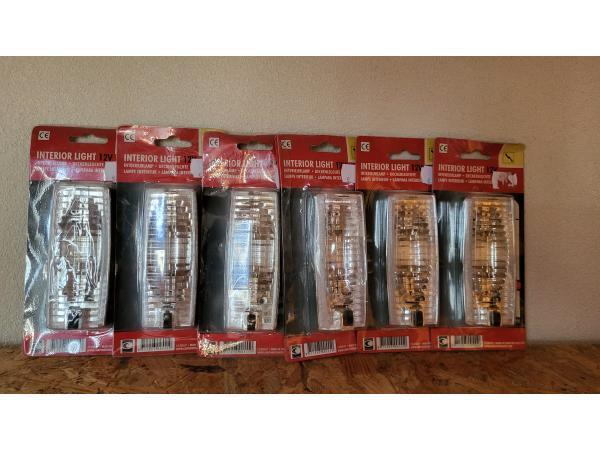 Veiling - 6x Carpoint interieurlamp met schakelaar 1523441, Auto diversen, Auto-accessoires