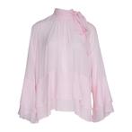 Marc Aurel • roze blouse met ruches • 36, Kleding | Dames, Blouses en Tunieken, Marc Aurel, Verzenden, Nieuw, Roze