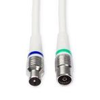 Coax kabel Ziggo - Technetix - 5 meter (Digitaal, Wit), Informatique & Logiciels, Pc & Câble réseau, Verzenden