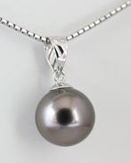 Zonder minimumprijs - Hanger - 18 karaat Witgoud Parel -