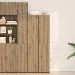 vidaXL Highboard artisanaal eikenkleurig 70 x 42.5 x 185 cm, Huis en Inrichting, Verzenden, Nieuw