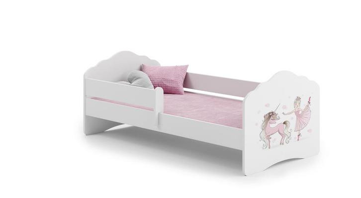 Veilig Peuterbed FALA met Veiligheidshek - 140x70cm - Wit..., Kinderen en Baby's, Kinderkamer | Bedden, Nieuw, Ophalen of Verzenden