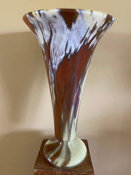 Verreries Schneider - Vaas - Glas - Art Deco, Antiek en Kunst, Antiek | Glaswerk en Kristal