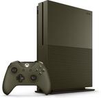 Xbox One S 1TB Limited Edition Military Green + S Controller, Ophalen of Verzenden, Zo goed als nieuw