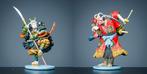 Sculpture, Vier Samurai strijders - 190 mm - Polystone