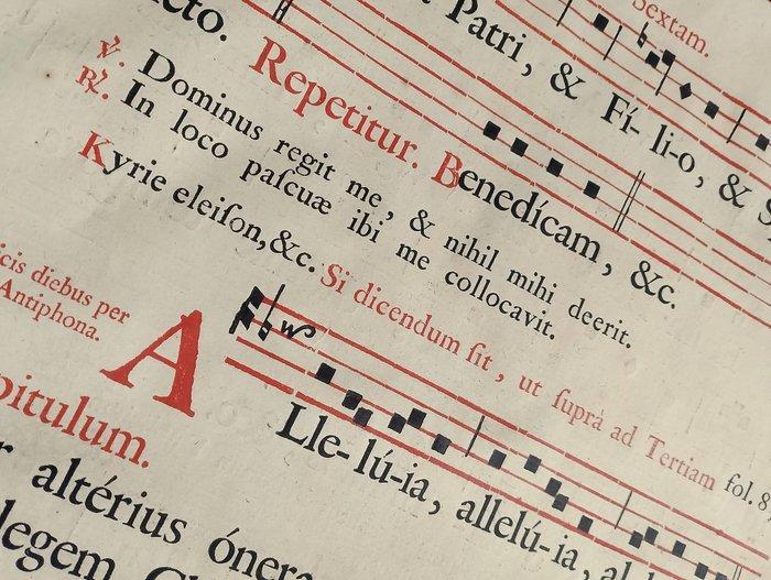 Italian - Monaci Francescani - Antifonario, Corale, San, Antiek en Kunst, Antiek | Boeken en Manuscripten