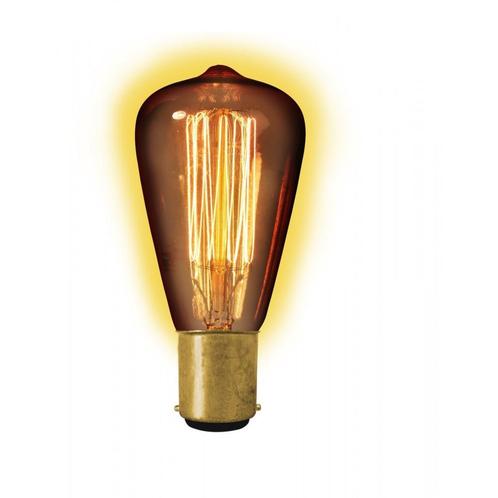 Edison Line Vintage 40W BA15D 130 LUM Rustiek ST48 CA013, Maison & Meubles, Lampes | Autre, Envoi