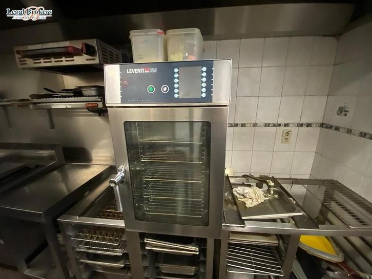 LEVENTI Oven + RVS rektafel, Zakelijke goederen, Horeca | Keukenapparatuur, Overige typen, Ophalen of Verzenden