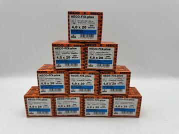 Veiling - Heco schroeven 2000 stuks 4,0x20mm (T15) verzinkt