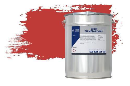 Wixx PU Metaalverf RAL 3020 | Verkeersrood 20L, Doe-het-zelf en Bouw, Verf, Beits en Lak, Nieuw, Verzenden
