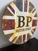 Rond vintage emaille BP Motor Spirit reclamebord – Union