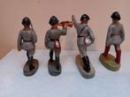 Clairon - Figurine-jouet 4 Franse soldaten WW1 - 1930-1940 -, Nieuw