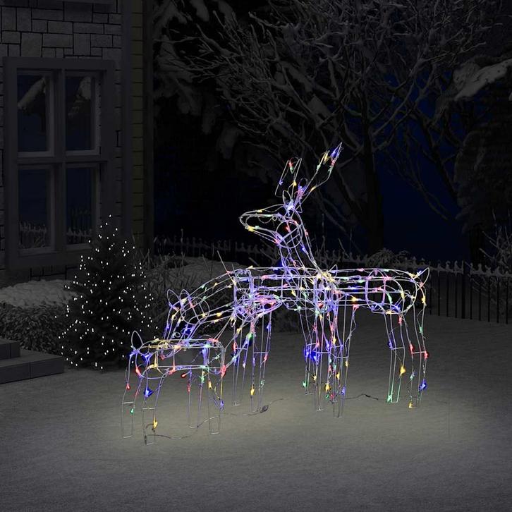 vidaXL 3-delige Kerstverlichting rendieren 229 LEDs, Diversen, Kerst, Nieuw, Verzenden
