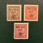 Bohemen en Moravië 1938 - Rumberg : 3 zegels wapenschild met, Gestempeld