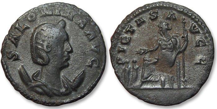 Romeinse Rijk. Salonina (Augusta, 254-268 n.Chr.)., Postzegels en Munten, Munten | Europa | Niet-Euromunten