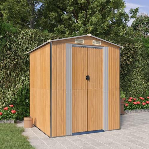 vidaXL Tuinschuur 192x191x223 cm gegalvaniseerd staal, Tuin en Terras, Tuinhuizen, Nieuw, Verzenden