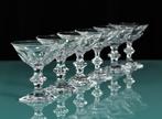 Prachtig lot van 6 antieke kristallen Val Saint Lambert