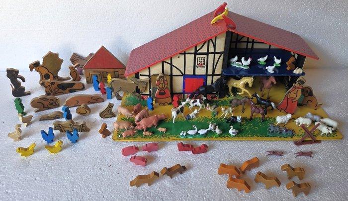 SIO - Speelgoedhuis Speelgoed boerderij van SIO volledig, Antiek en Kunst, Antiek | Speelgoed