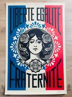 Shepard Fairey (OBEY) (1970) - Liberte, Egalite, Fraternite, Antiek en Kunst