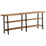 vidaXL Wandtafel 180x35x70 cm massief mangohout, Huis en Inrichting, Verzenden, Nieuw