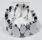 Corsage Polscorsage-armband Retro White Retro, Nieuw