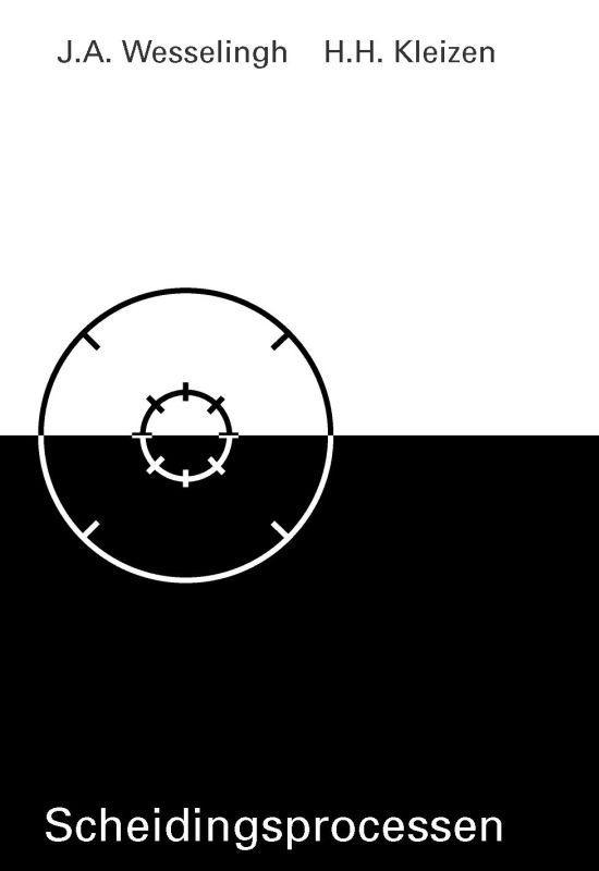 Scheidingsprocessen 9789040712975 J.A. Wesselingh, Livres, Science, Envoi