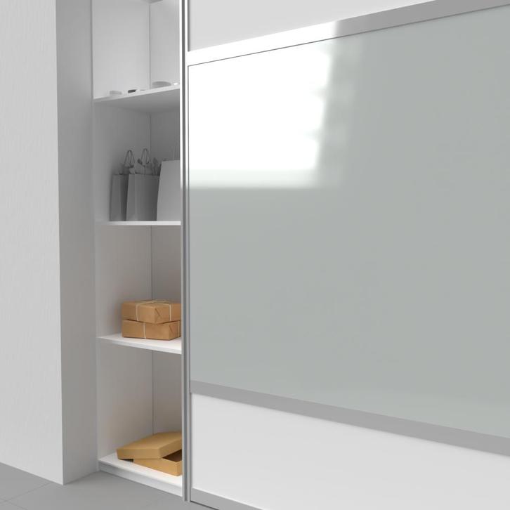 Lacobel classic grey 6 mm (onafgewerkt), Bricolage & Construction, Vitres, Châssis & Fenêtres, Envoi