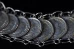 Nederland. Bedelarmband Wilhelmina Zilver (40.27 Gram)