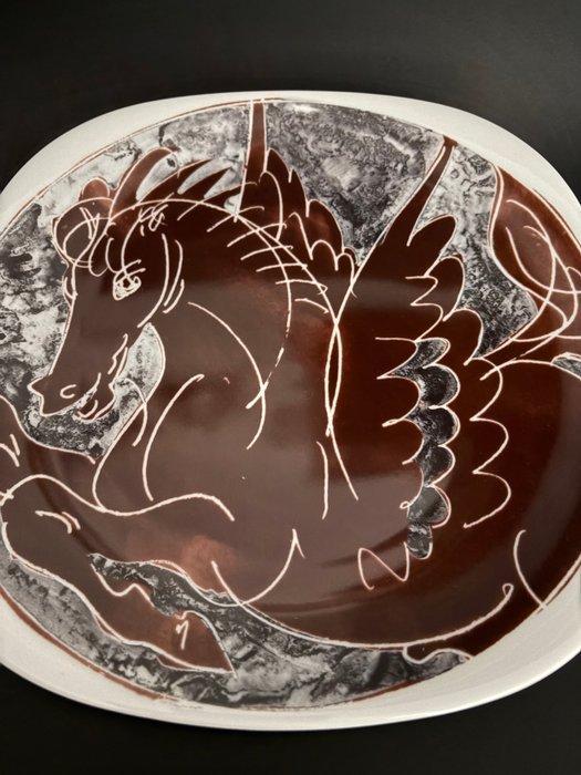 Decoratief ornament - Langenthal - Zwitserland - Pegasus -, Antiek en Kunst, Curiosa en Brocante