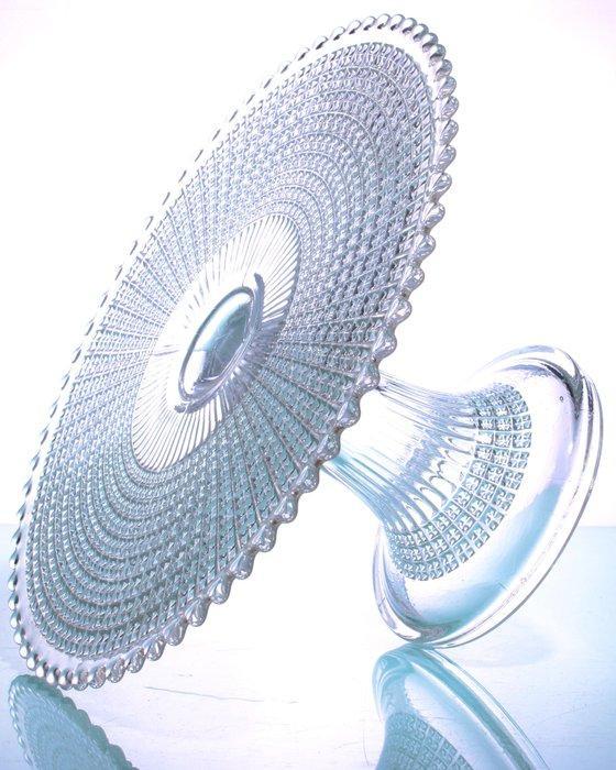 Val Saint Lambert - Charles Graffart - Taartschaal -, Antiquités & Art, Antiquités | Verre & Cristal