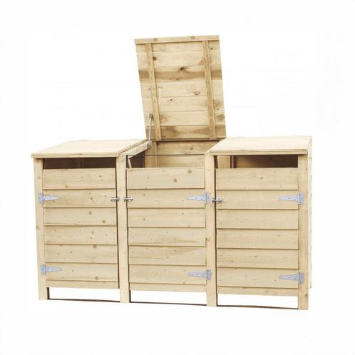 Vuren houten Triple containerkast (128 x 224 x 91 cm), Maison & Meubles, Armoires | Autre, Envoi