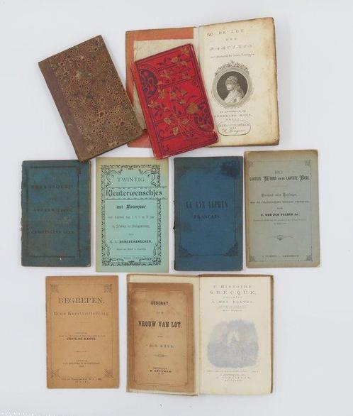 School- en kinderboeken w.o. N. Anslijn - Lot met 34, Antiek en Kunst, Antiek | Boeken en Manuscripten
