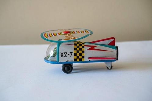 Nemoto - Blikken speelgoed - Space Shuttle xZ-7 - 1980-1990, Antiek en Kunst, Antiek | Speelgoed