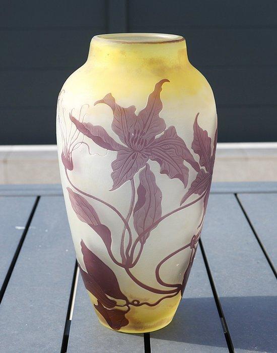 Emile Gallé - Vaas - Glas, Antiek en Kunst, Antiek | Glaswerk en Kristal