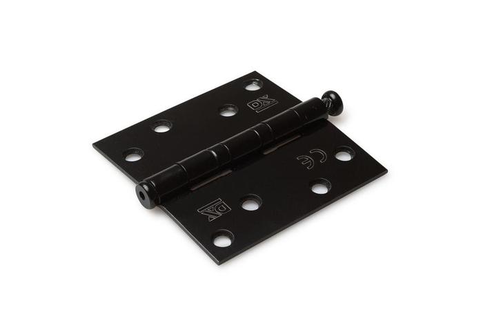 Kogellagerscharnier rechte hoeken RVS zwart tot 80 kilo, Doe-het-zelf en Bouw, Hang- en Sluitwerk, Scharnier, Nieuw, Ophalen of Verzenden
