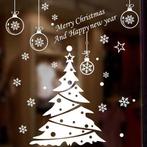 Tweedekans | Raamsticker Kerstboom - Wit - Kerst decoratie, Ophalen of Verzenden, Nieuw