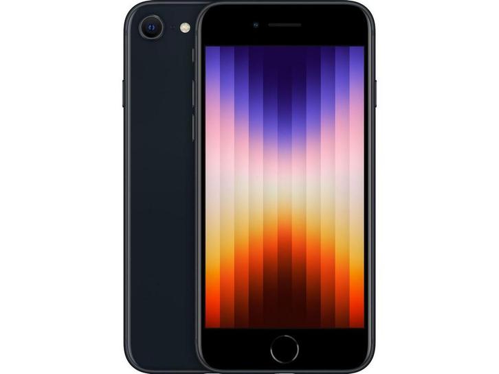 Apple iPhone SE (2022) - Refurbished - 64GB - Zwart, Télécoms, Téléphonie mobile | Apple iPhone, Envoi