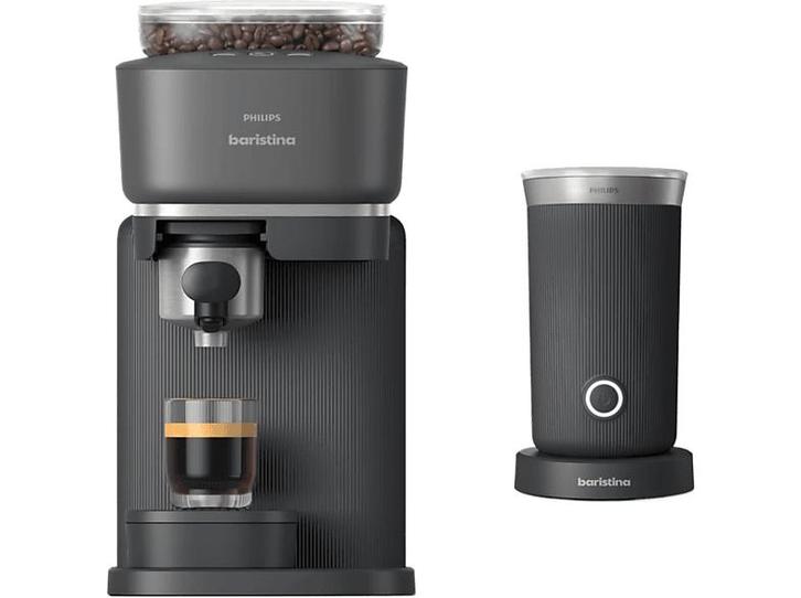 Philips - Semi automatische espressomachine - Zwart, Elektronische apparatuur, Koffiezetapparaten, Gemalen koffie, Nieuw, Afneembaar waterreservoir