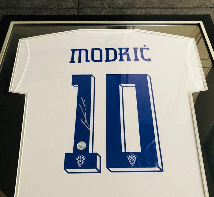 Luka Modric - Framed Signed Croatia 2024 Football Shirt, Verzamelen, Overige Verzamelen
