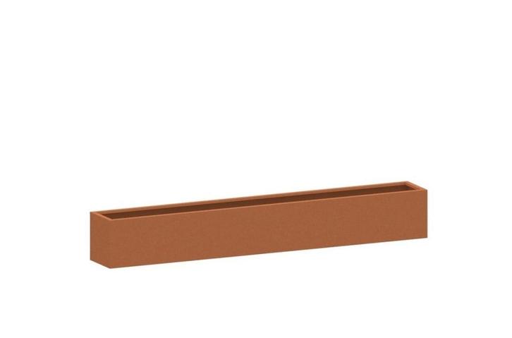 Cortenstaal plantenbak 300x50x50cm - Zonder bodem - HTDesign, Tuin en Terras, Bloembakken en Plantenbakken, 30 tot 60 cm, 100 cm of meer