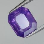 1 pcs Violet Saphir - 1.56 ct - Antwerp Laboratory for, Nieuw