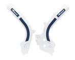 Racetech frame beschermers wit / Blauw KTM 16-18 &amp; Husqv, Motoren, Verzenden, Nieuw
