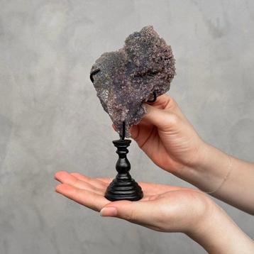 PAS DE PRIX DE RESERVE - Une paire dAgate Raisin
