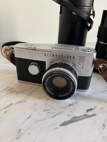Olympus Pen F + F.Zuiko 1,8/38mm + 3,5/50-90mm + acc. | beschikbaar voor biedingen