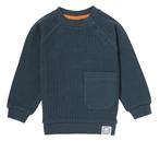 HEMA Baby Sweater Wafel Blauw