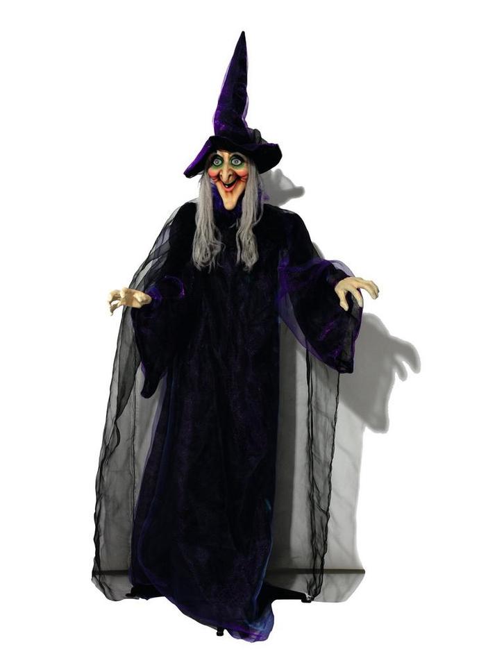 Halloween-figuur Heks, Met Licht Geluid En Beweging 175cm, Kinderen en Baby's, Speelgoed | Poppen
